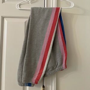 Wildfox Rainbow sided sweatpant jogger